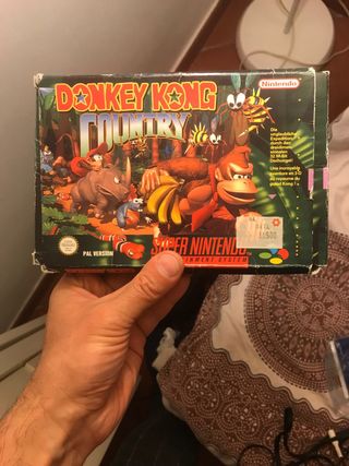 Scatola Donkey Kong Country Super Nintendo PAL
