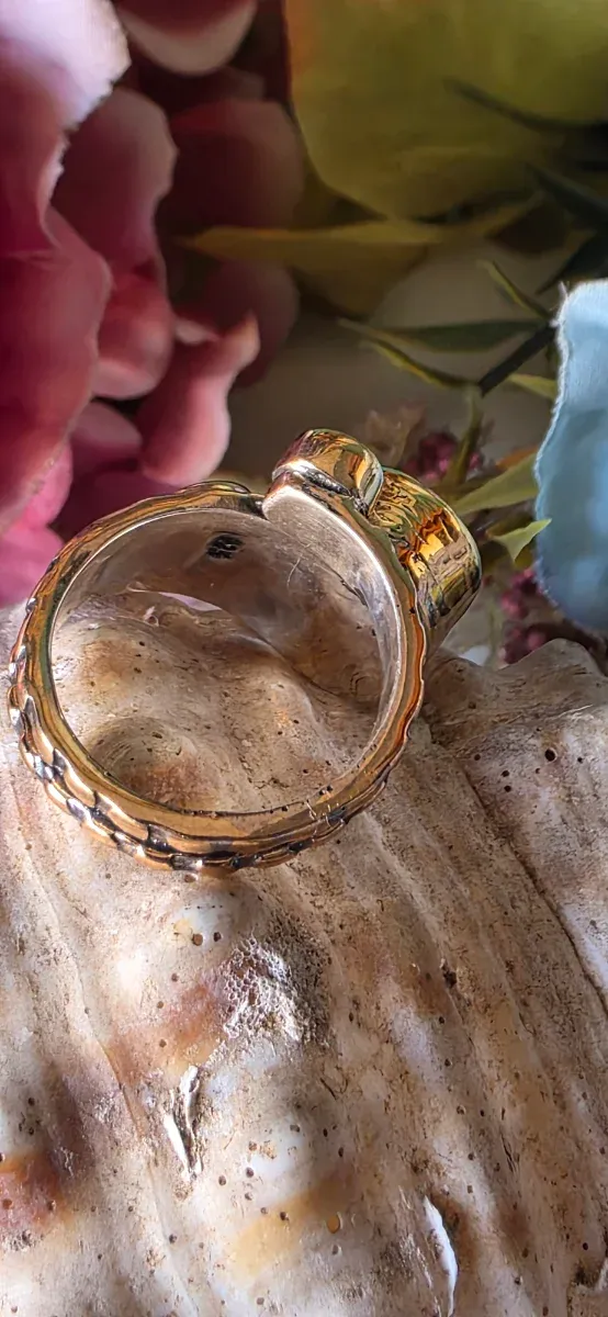Anillo Sultán Azul Plata