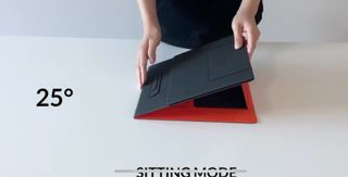 Soporte Plegable Naranja para Tablet/Portátil