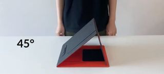 Soporte Plegable Naranja para Tablet/Portátil