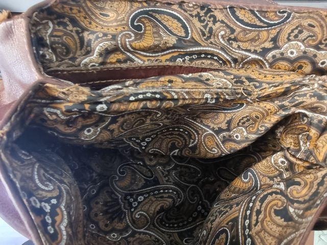 Borsa vintage pelle Roda marrone