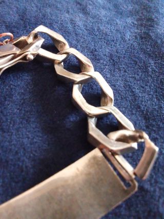 Pulsera Esclava Plata Ley 925 Maciza Años 40