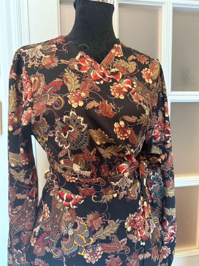 Camicia kimono fantasia floreale