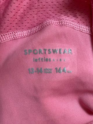 Top deportivo rosa Lefties