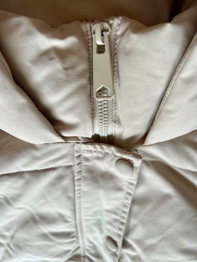 Campera Mujer Primark Talla S Beige Invierno