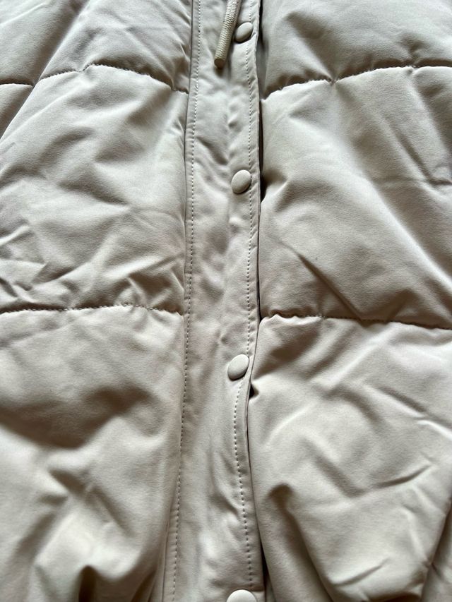 Campera Mujer Primark Talla S Beige Invierno