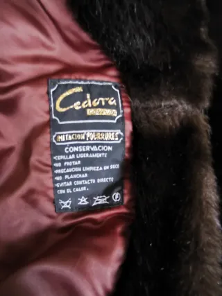 Chaquetón largo señora negro