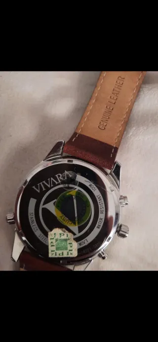 Reloj Vivara Cronógrafo Negro y Marrón
