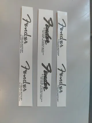 Decal's Fender telecaster waterslide 