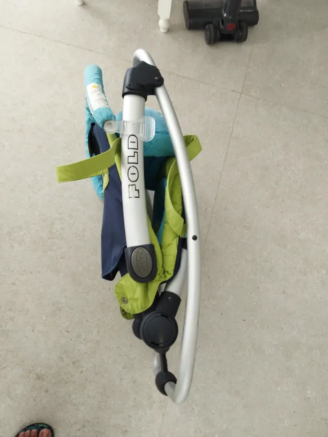 Hamaca Jane Fold Verde y Azul pesa muy poco