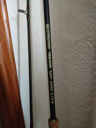 Caña de pescar Grauvell carbono 3m