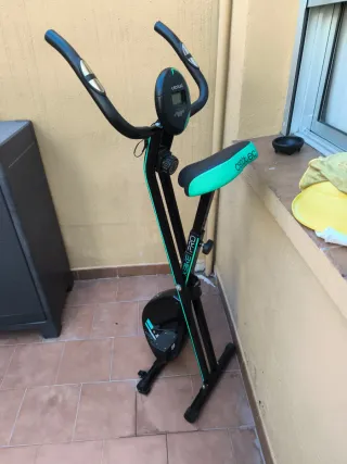 Bicicleta Estática XBIKE PRO Negra/Verde