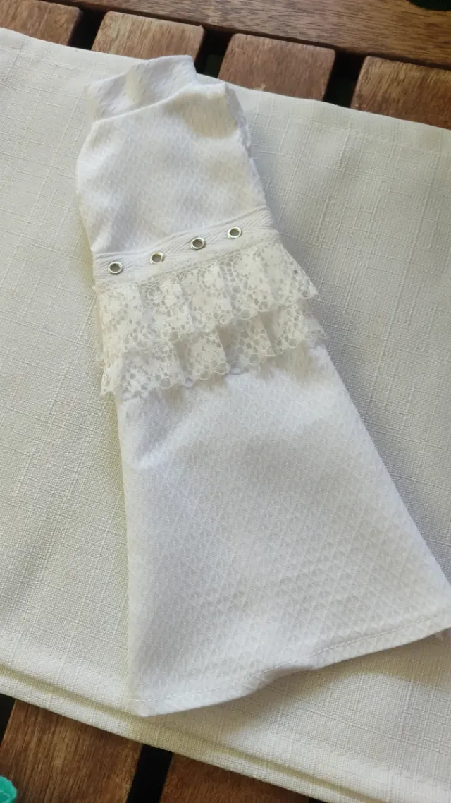 Ropa Nancy Vestido Blanco colección 60-70-80