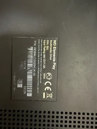 WD Elements Play 2TB Hard Disk