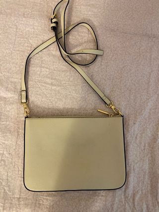Bolso bandolera beige