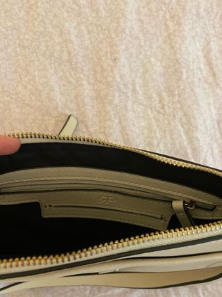 Bolso bandolera beige