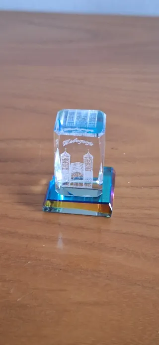 Souvenir Cristallo Inciso Cartagena Fermacarte
