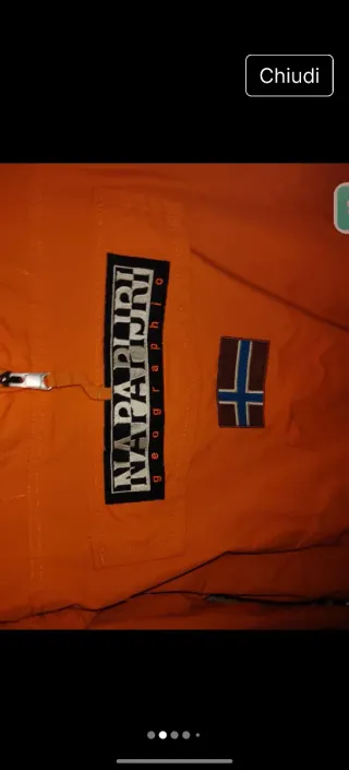 Giacca Napapijri leggera arancione anche ragazzo