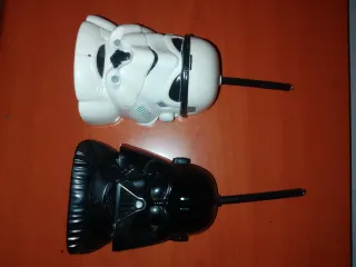 Walkie Talkie Star Wars Stormtrooper e Darth Vader