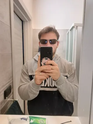 Occhiali da sole marroni/verdi