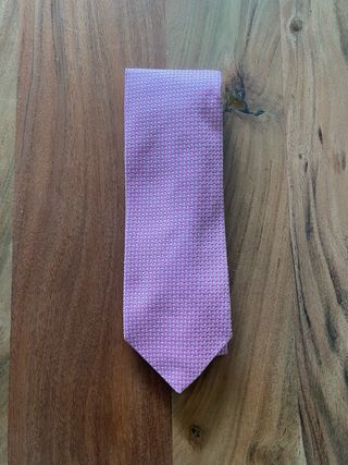 Corbata de seda rosa