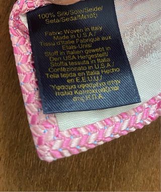 Corbata de seda rosa