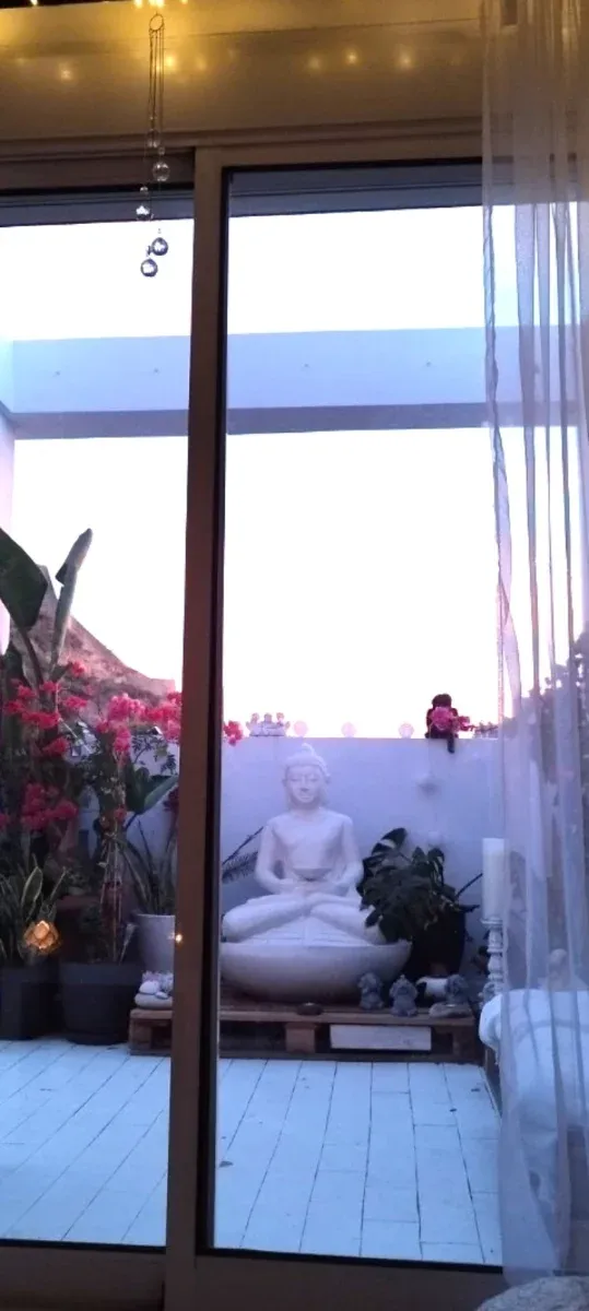 Fuente Buda Piedra Jardín Terraza