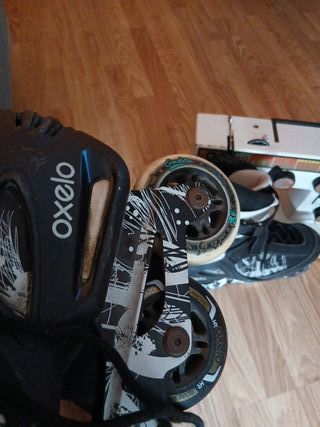 Patines Oxelo Negro y Blanco