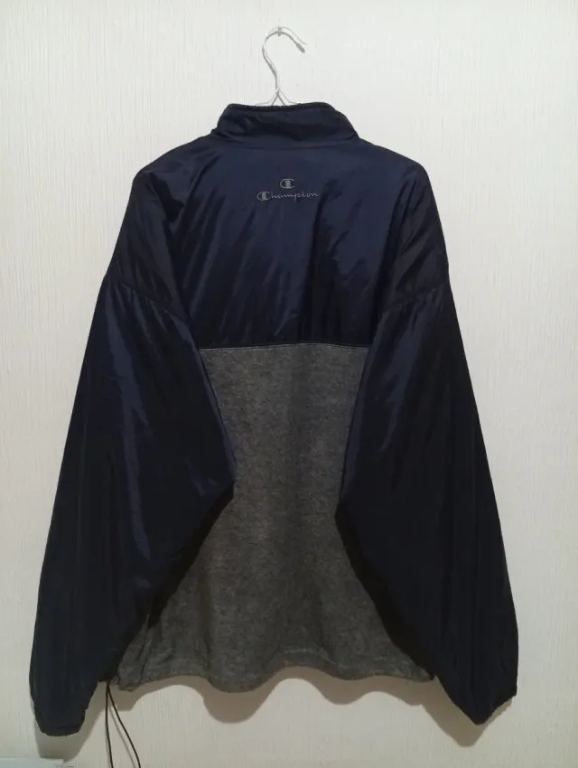 Felpa Champion vintage blu navy/grigio XXL 