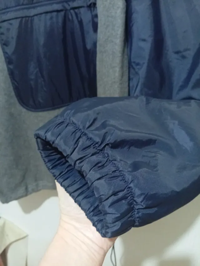 Felpa Champion vintage blu navy/grigio XXL 