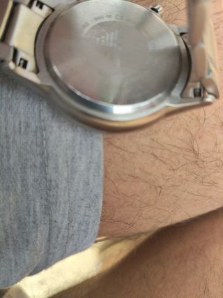 Reloj Emporio Armani Azul y Plateado