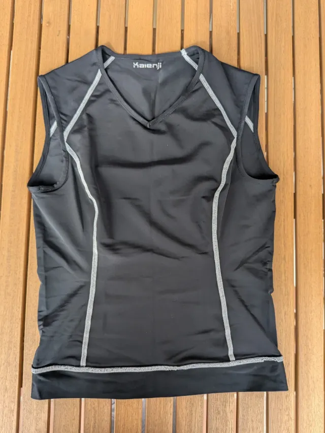 Camiseta deportiva sin mangas mujer Kalenji