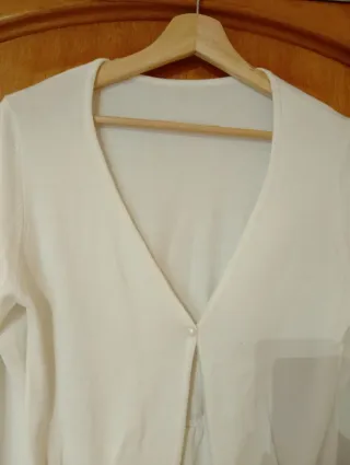 Chaqueta de vestir blanco roto
