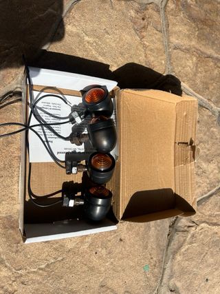 Intermitentes ámbar moto 12V