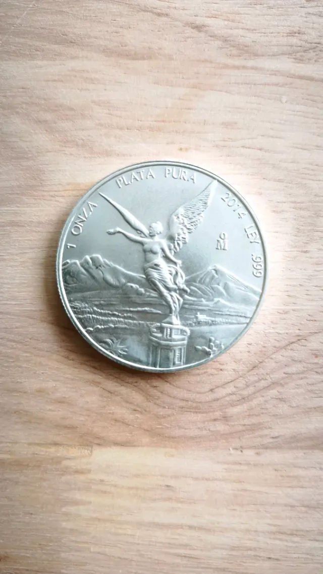 Moneda Plata 1 Oz LIBERTAD 2014 - Tirada escasa