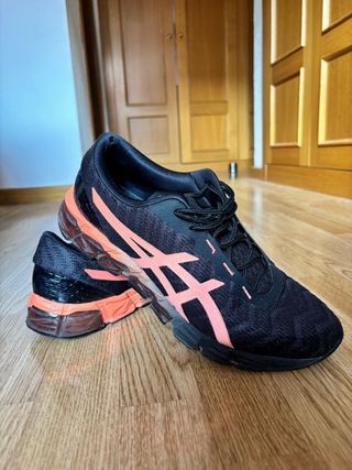 Zapatillas Asics Gel Kayano Negras Naranja