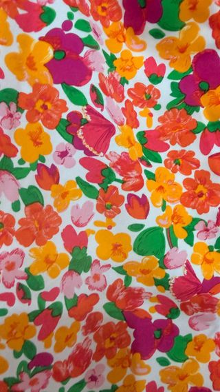 Camisa floral manga corta