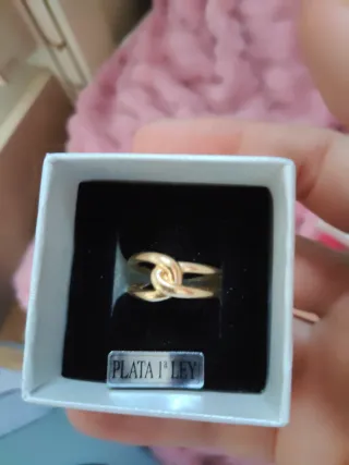 Anillo de Plata con Zafiros Cuadrados y más 
