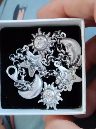 Anillo de Plata con Zafiros Cuadrados y más 