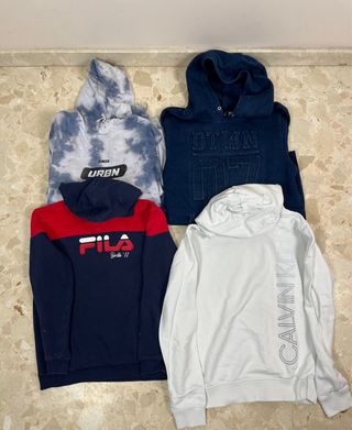 Lote de 4 sudaderas de marca – Calvin , 15 años