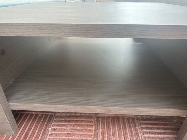 Mesa de centro moderna madera color gris