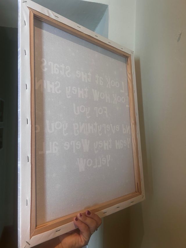 Cuadros Letras Coldplay Fix You