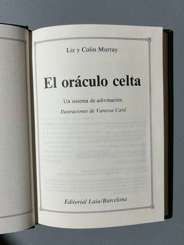 EL ORÁCULO CELTA - Un Sistema de Adivinación