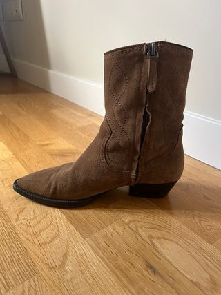 Botines Massimo Dutti Marrones