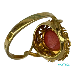 Anillo Oro con Cora