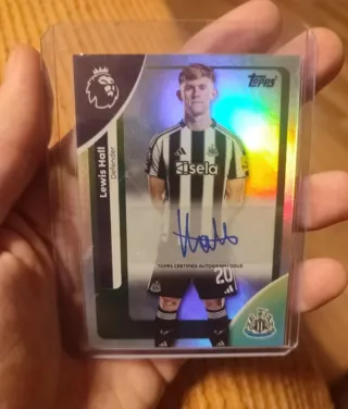 Lewis Hall Auto Newcastle Premier League Topps