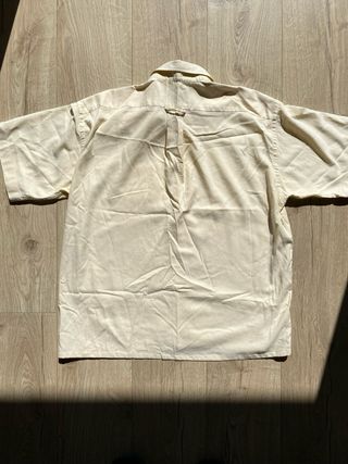 Camisa Lacoste Manga Corta Amarilla