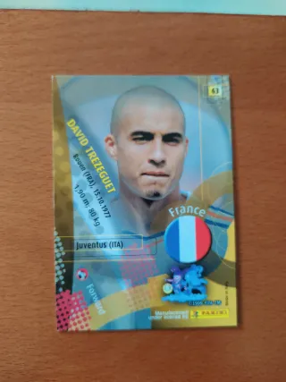 Carte collezionabili Panini World 2002 David Trezeguet