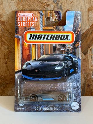 Bugati Divo 23/24 Matchbox European Streets 2018