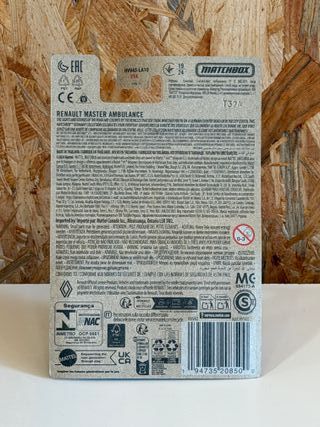 Ambulanza Renault Master 19/24 Matchbox Europea S